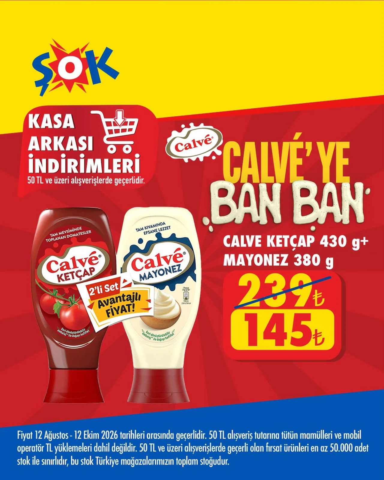 ŞOK 12 Ağustos 2026 Instagram Post'u