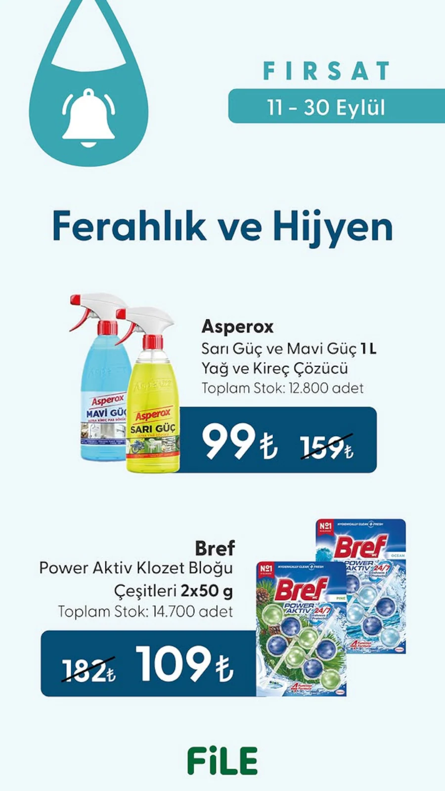File Market 11 Eylül 2026 İndirim Broşürü