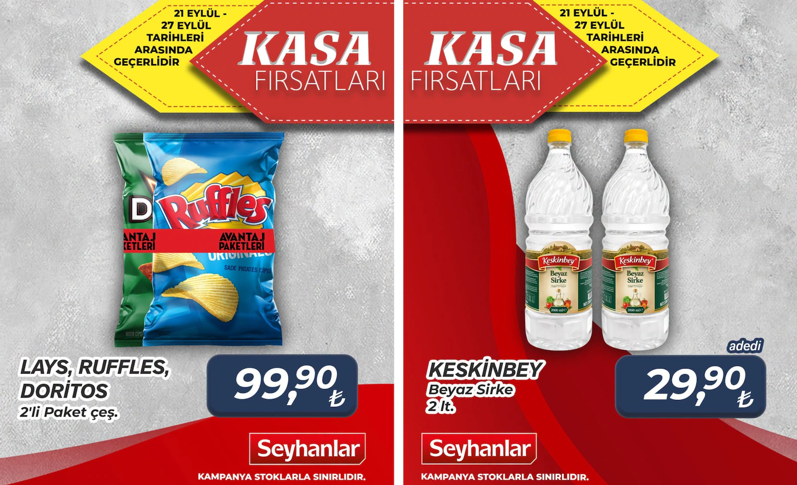 Seyhanlar Market 21 Eylül 2026 İndirim Broşürü
