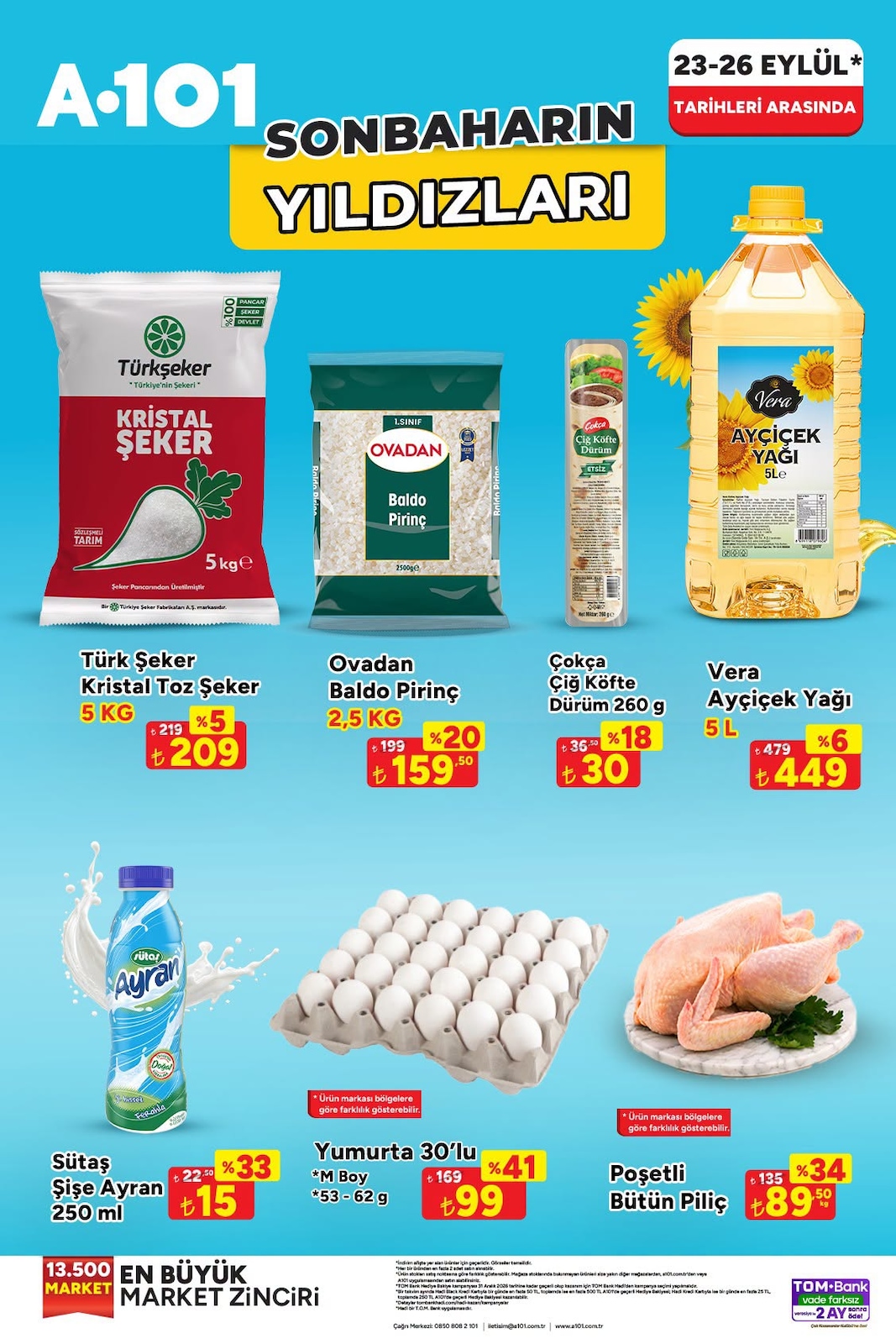 A101 23 Eylül 2026 İndirim Broşürü