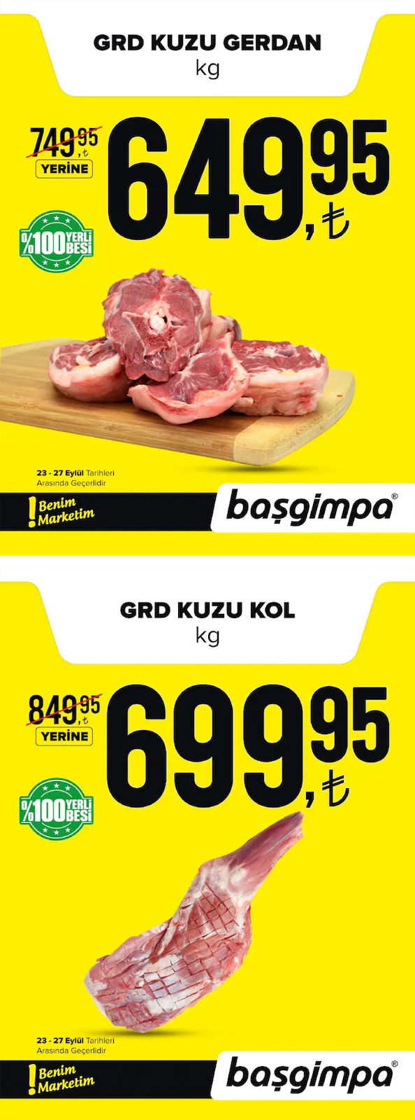 Başgimpa 23 Eylül 2026 İndirim Broşürü