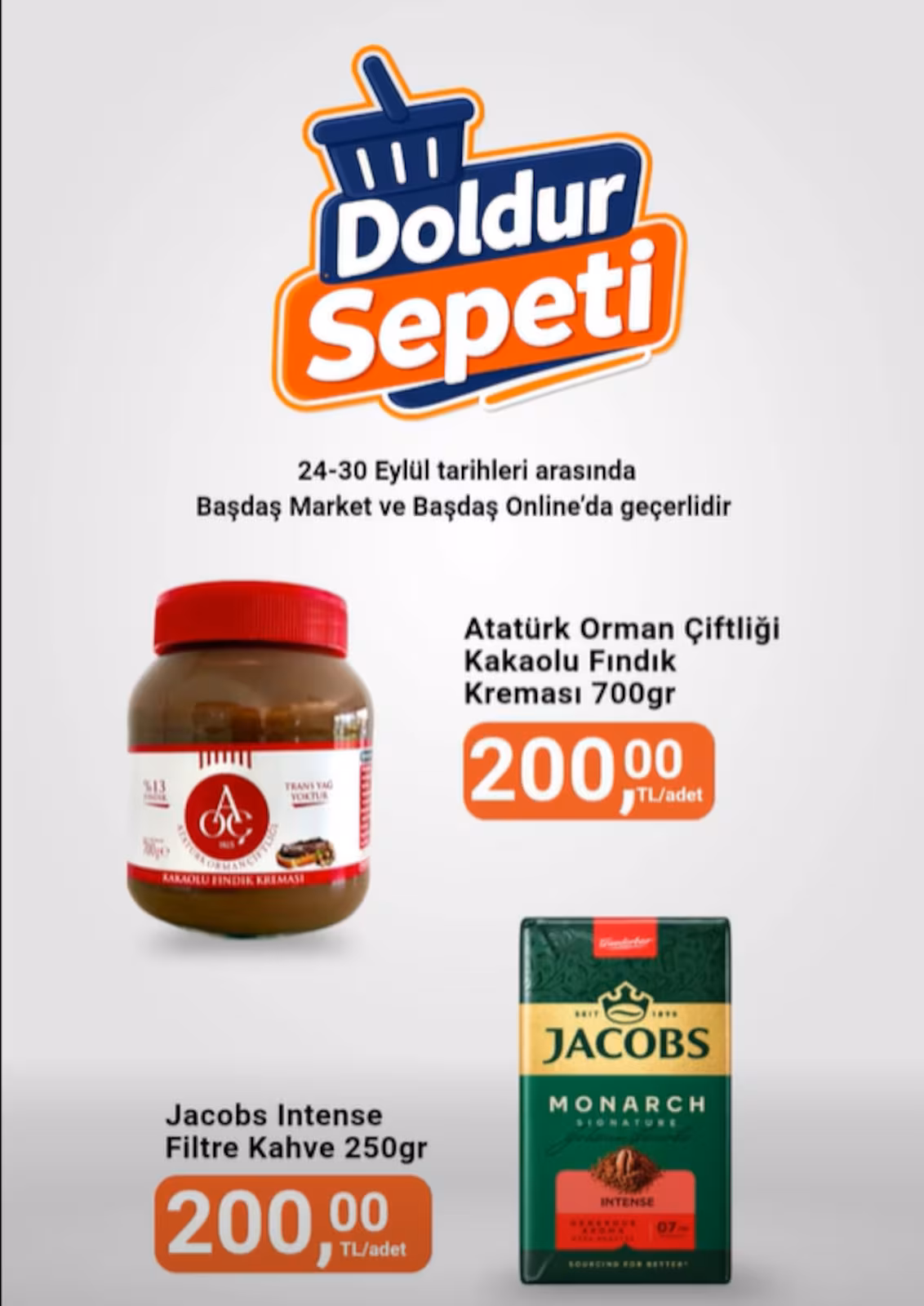 Başdaş Market 24 Eylül 2026 İndirim Broşürü
