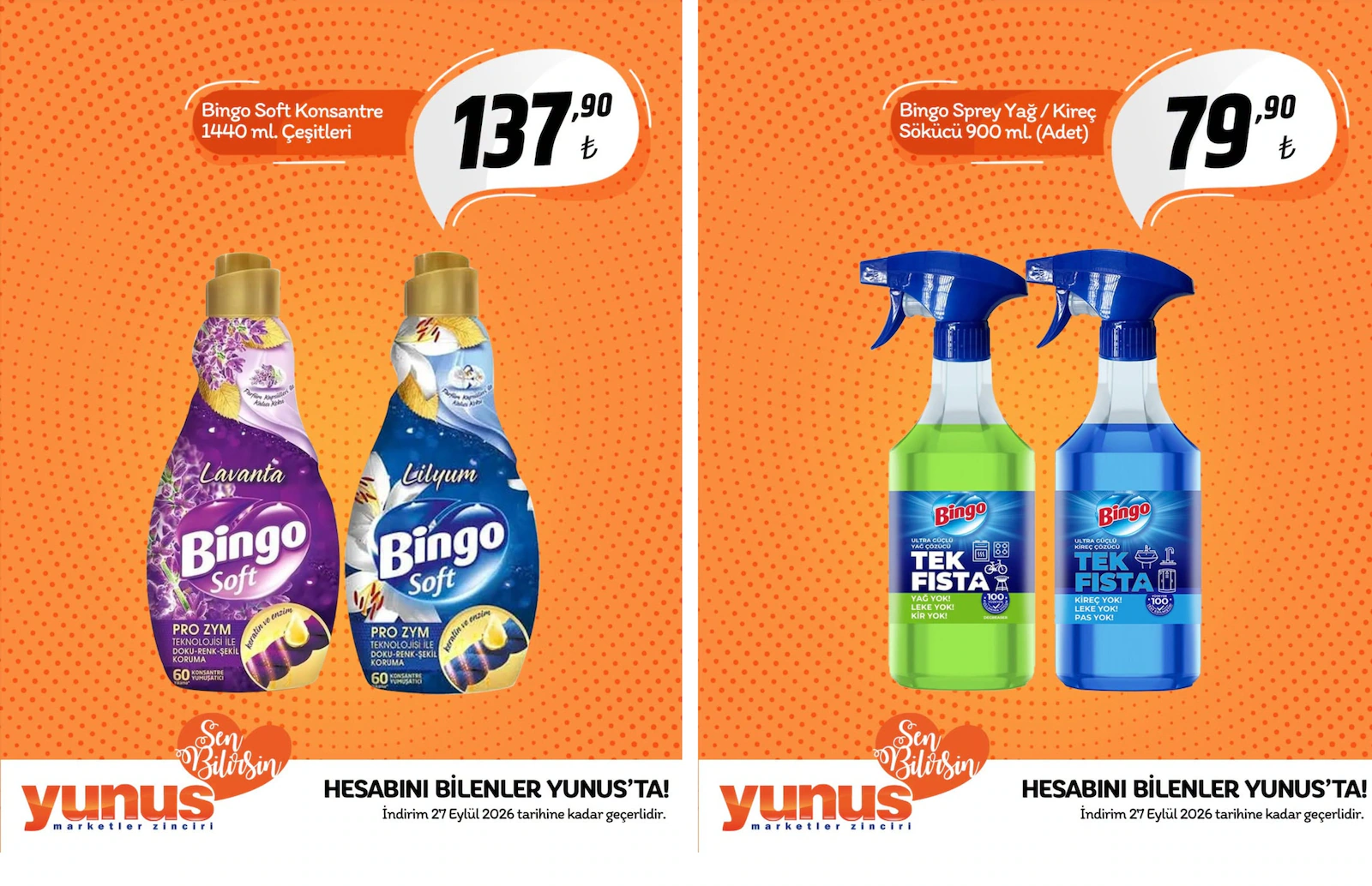 Yunus Market 22 Eylül 2026 Instagram Post'u