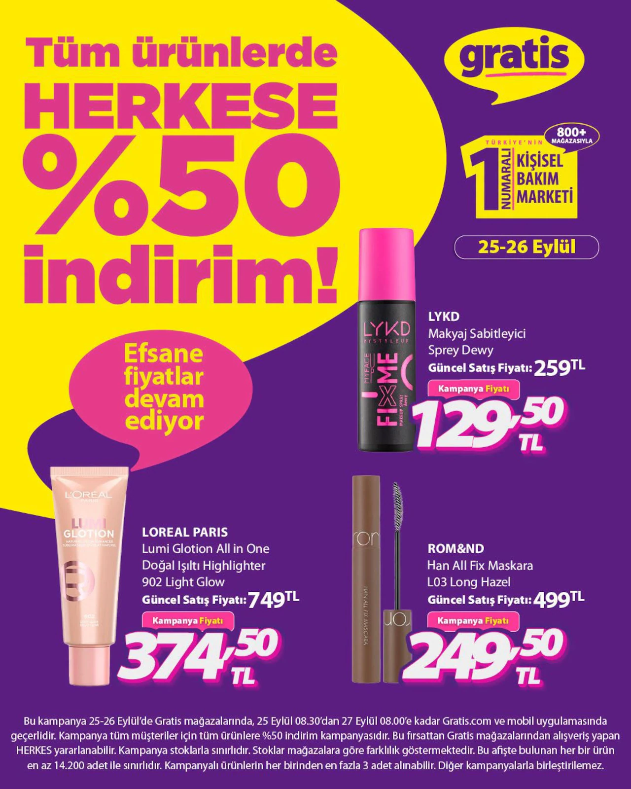Gratis 25 Eylül 2026 Instagram Post'u