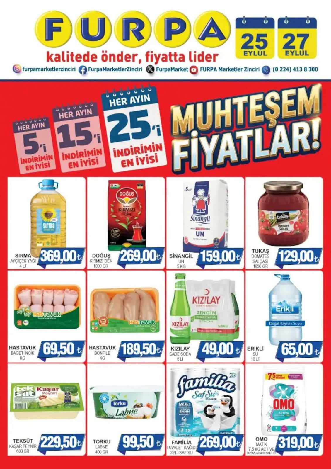 Furpa Market 25 Eylül 2026 İndirim Broşürü
