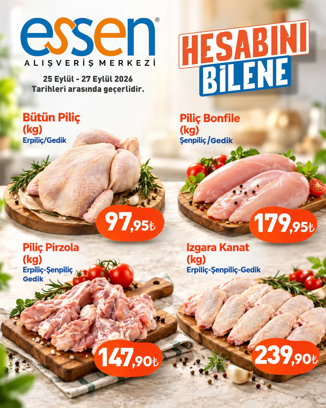 Essen Market 25 Eylül 2026 İndirim Broşürü