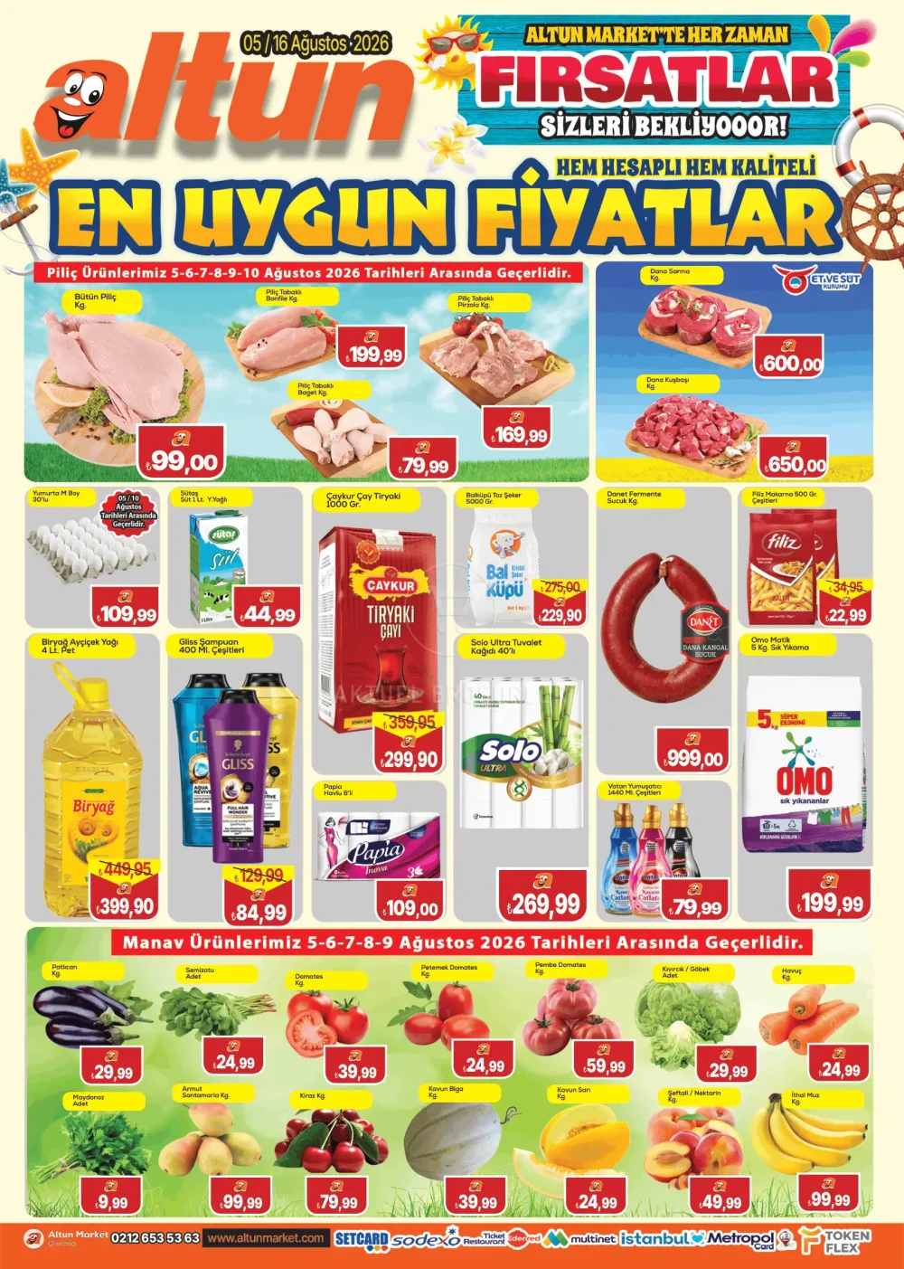 Altun Market İndirim Bülteni Broşürü
