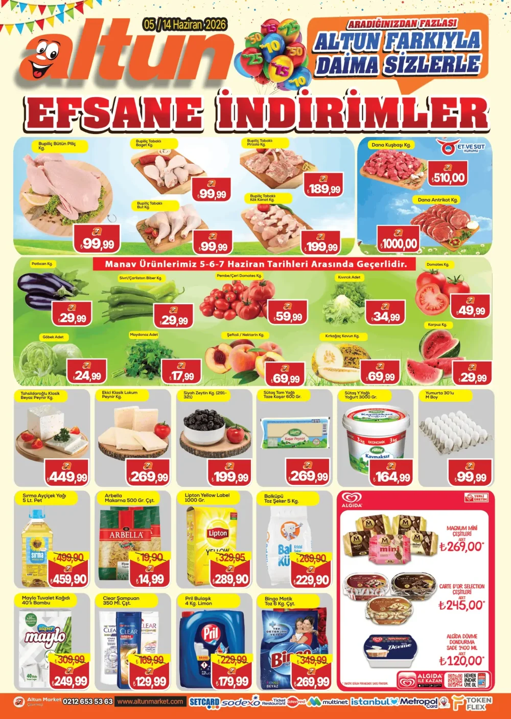 Altun Market İndirim Bülteni Broşürü