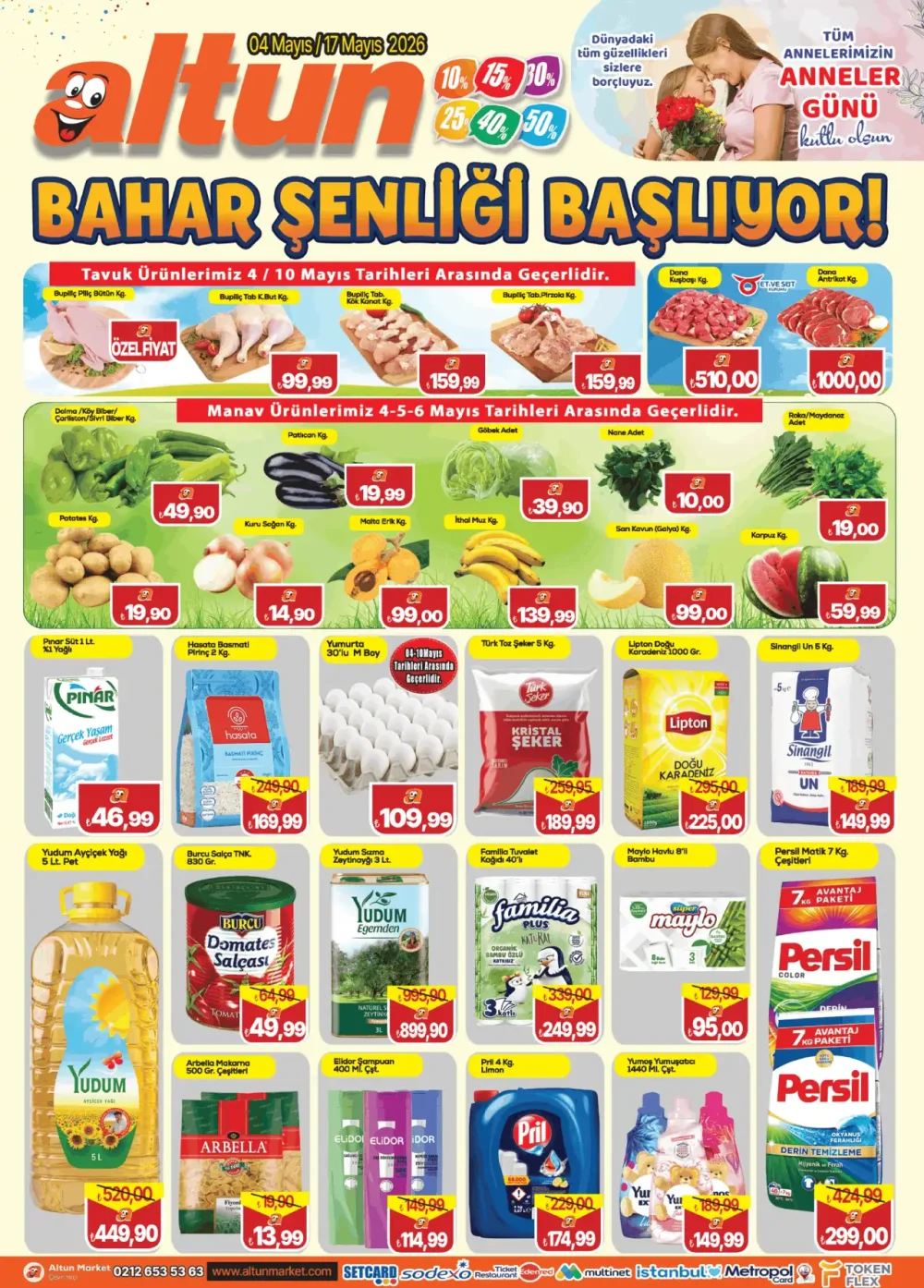 Altun Market İndirim Bülteni Broşürü