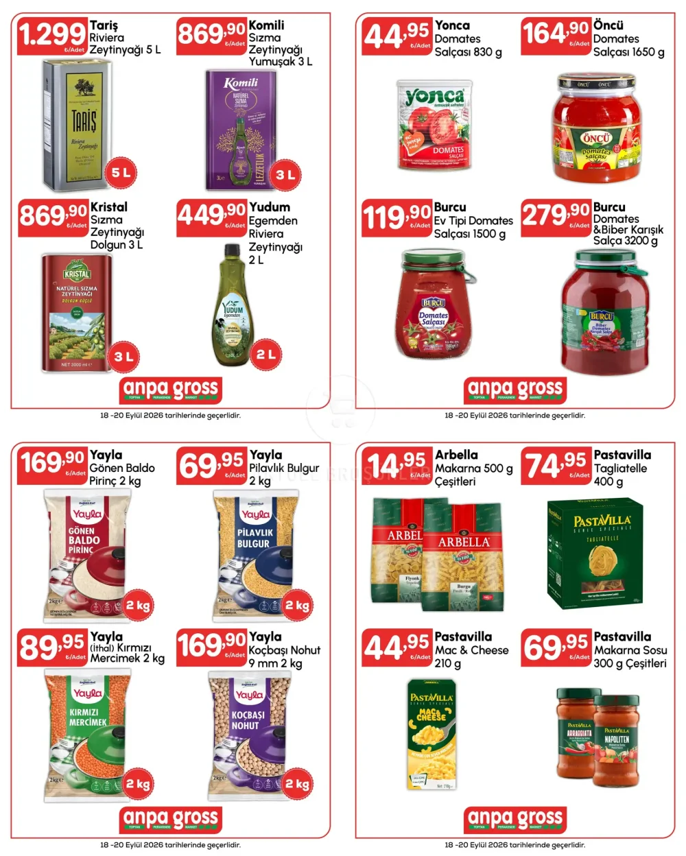 Anpa Gross Market İndirim Bülteni Broşürü - Hafta Sonuna Özel Fırsatlar