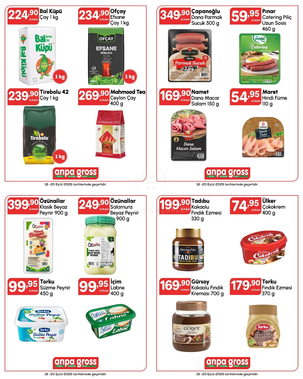 Anpa Gross Market İndirim Bülteni Broşürü - Hafta Sonuna Özel Fırsatlar
