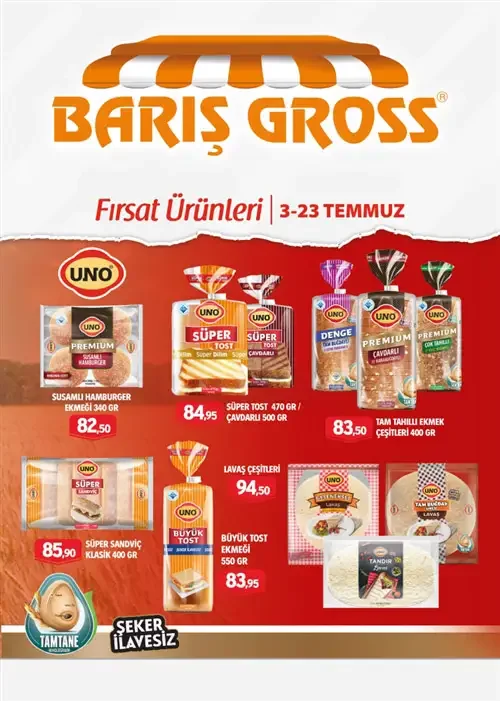 Barış Gross Market İndirim Bülteni Broşürü - Fırsat Ürünleri