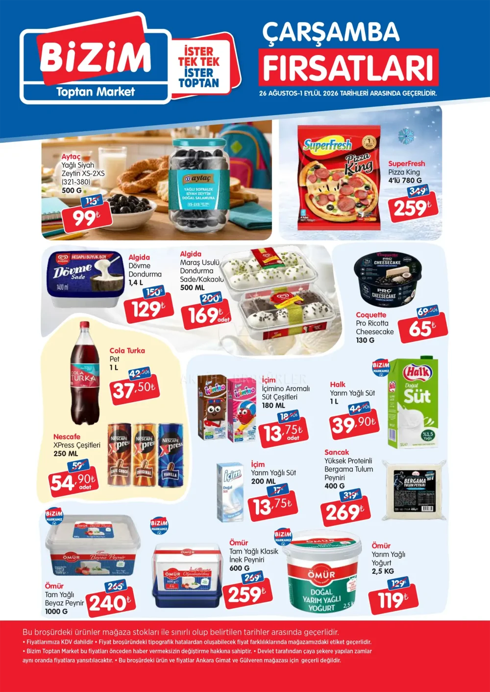 Bizim Toptan Market İndirim Bülteni Broşürü - Haftanın Fırsatları