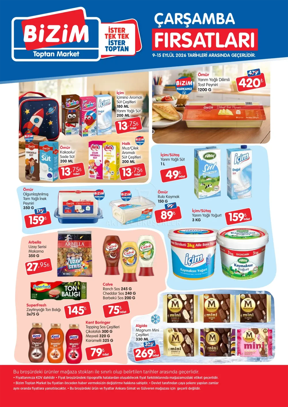 Bizim Toptan Market İndirim Bülteni Broşürü - Haftanın Fırsatları