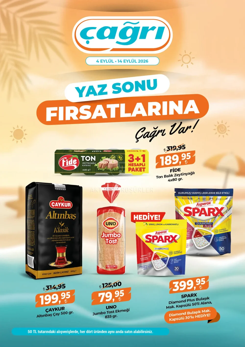 Çağrı Market İndirim Bülteni Kataloğu - Yaz Sonu Fırsatları