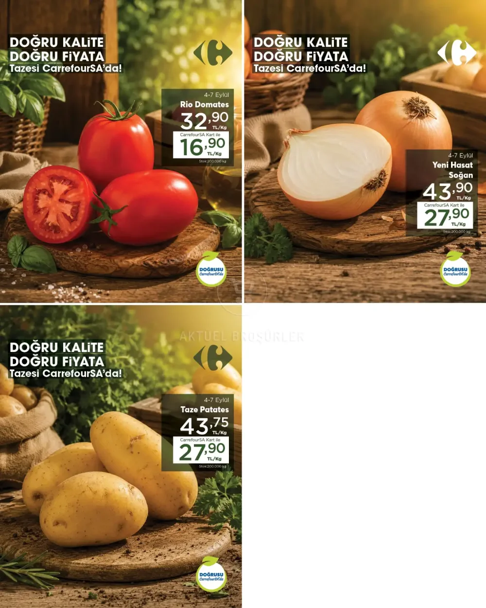 CarrefourSA Sebze İndirimleri