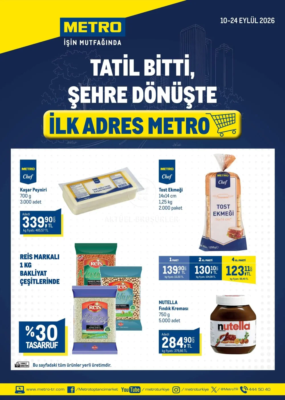 Metro Şehre Dönüş 2026 Kataloğu