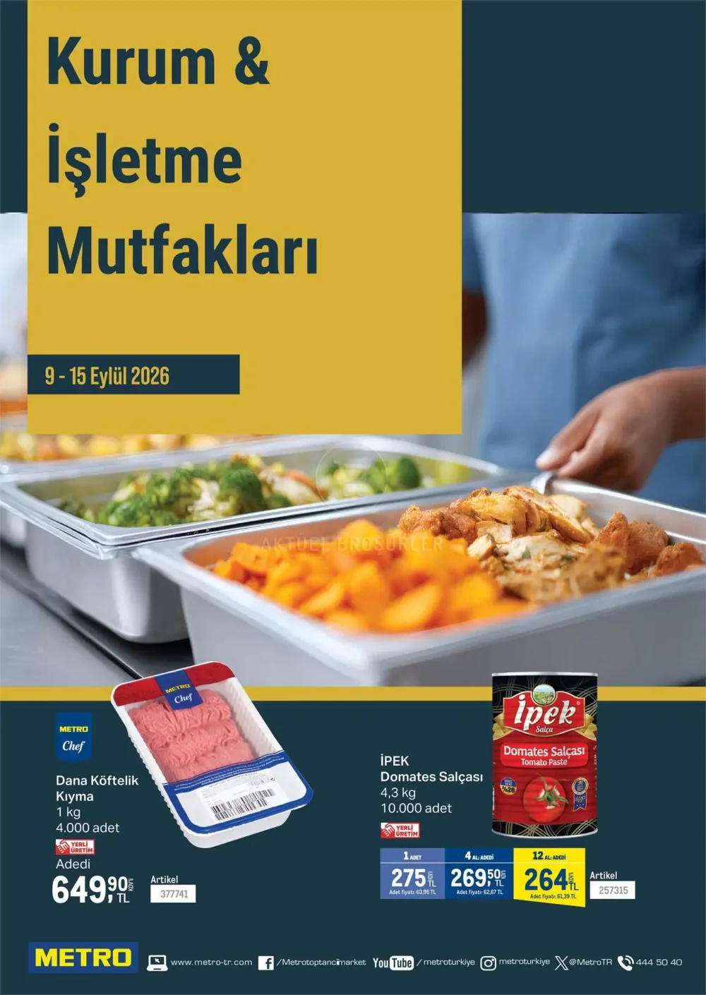 Metro Kurum & İşletme Mutfakları Kataloğu