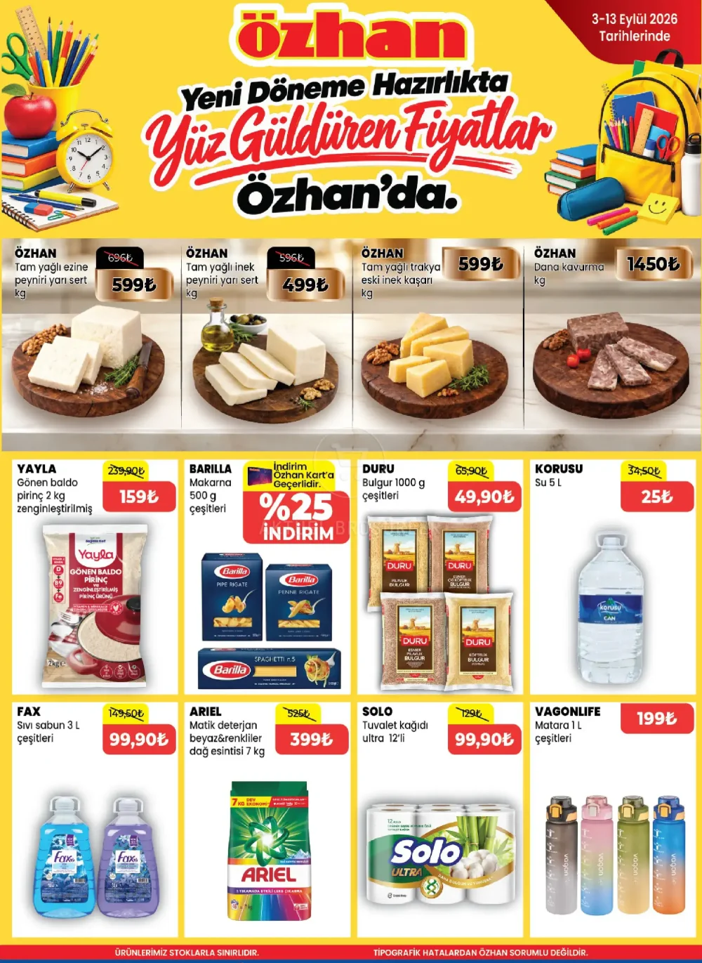 Özhan Marketler İndirim Bülteni Kataloğu