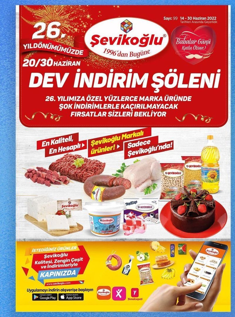 Şevikoğlu Market İndirim Bülteni Broşürü - Dev İndirim Şöleni