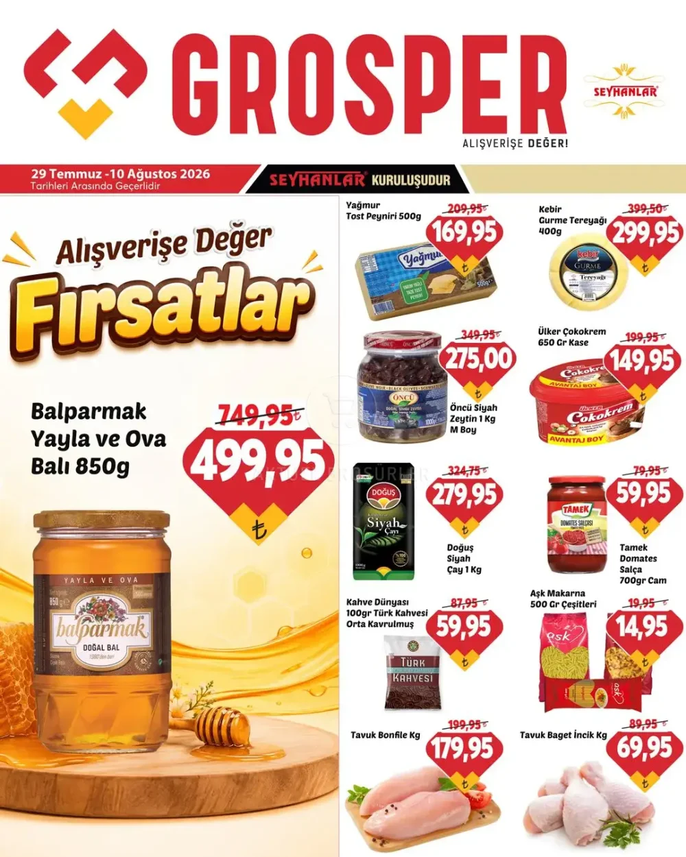 Seyhanlar Market Seyhanlar Grosper Market Aktüel İndirim Bülteni Kataloğu
