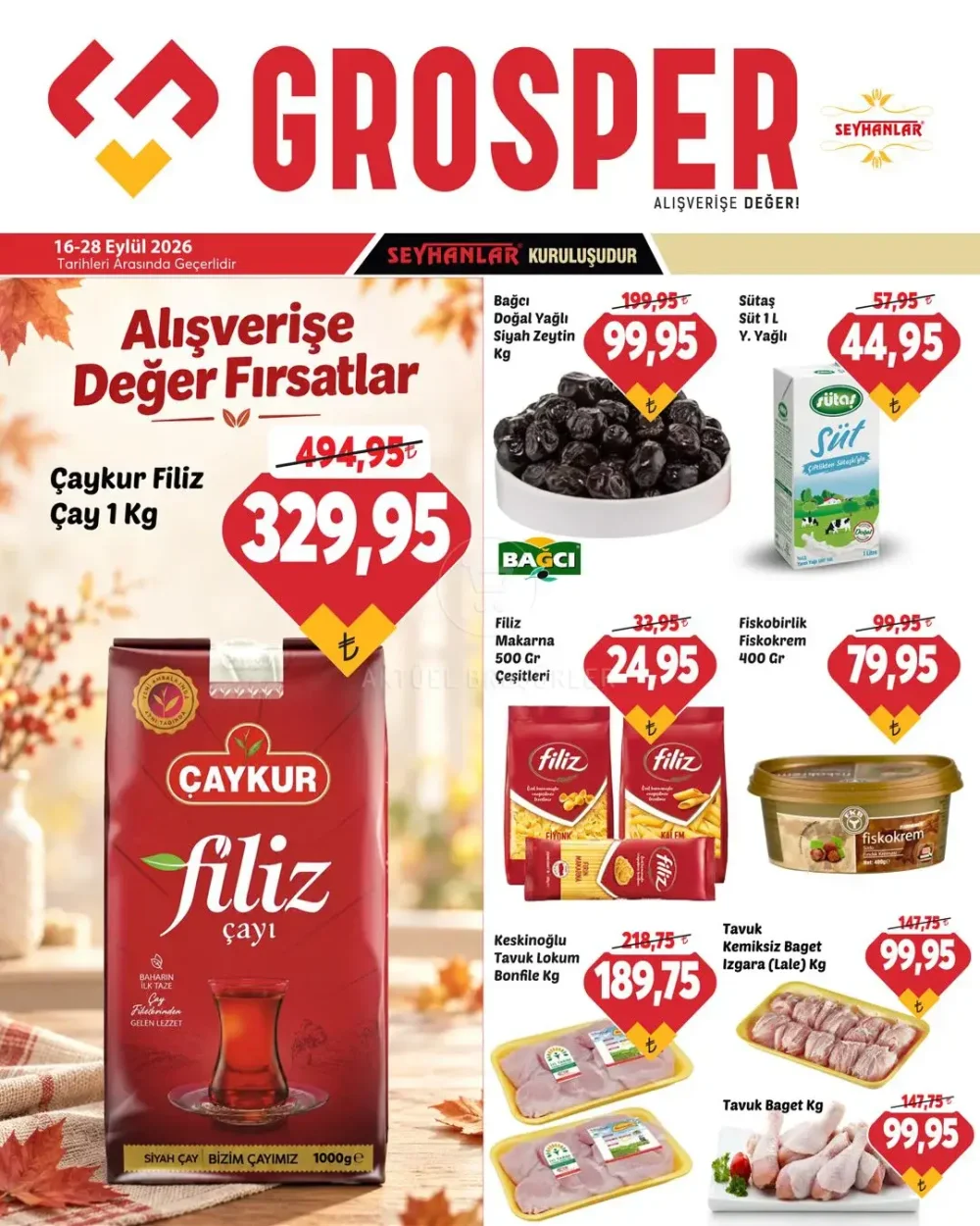 Seyhanlar Market Seyhanlar Grosper Market Aktüel İndirim Bülteni Broşürü