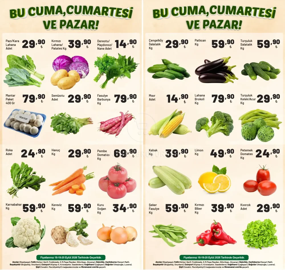 Show Hipermarket Hafta Sonuna Özel Fırsat Ürünleri Broşürü