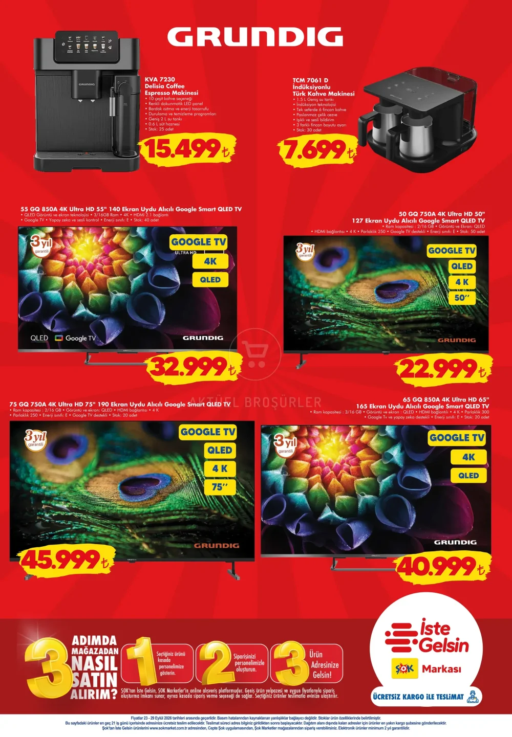 Şok Market İste Gelsin Ürünleri Broşürü 23-29 Eylül