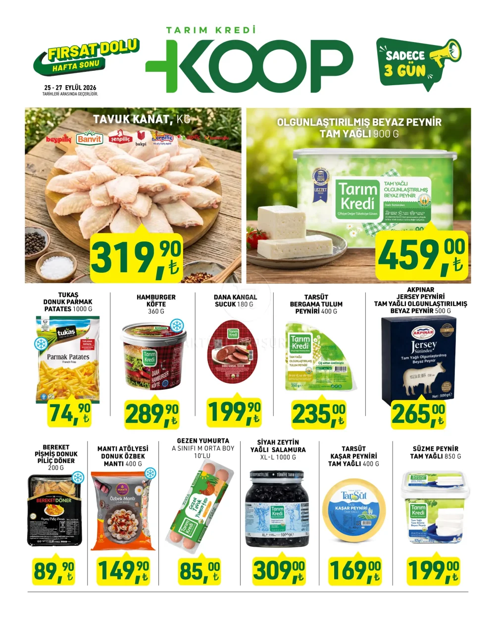Tarım Kredi Market Tarım Kredi Kooperatif Market İndirim Bülteni Broşürü - Hafta Sonuna Özel Fırsatlar