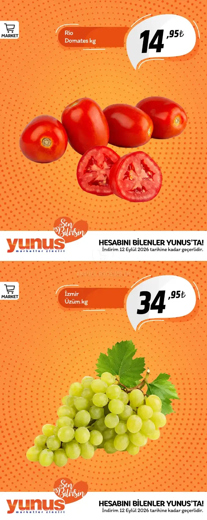 Yunus Market İndirimli Ürünler