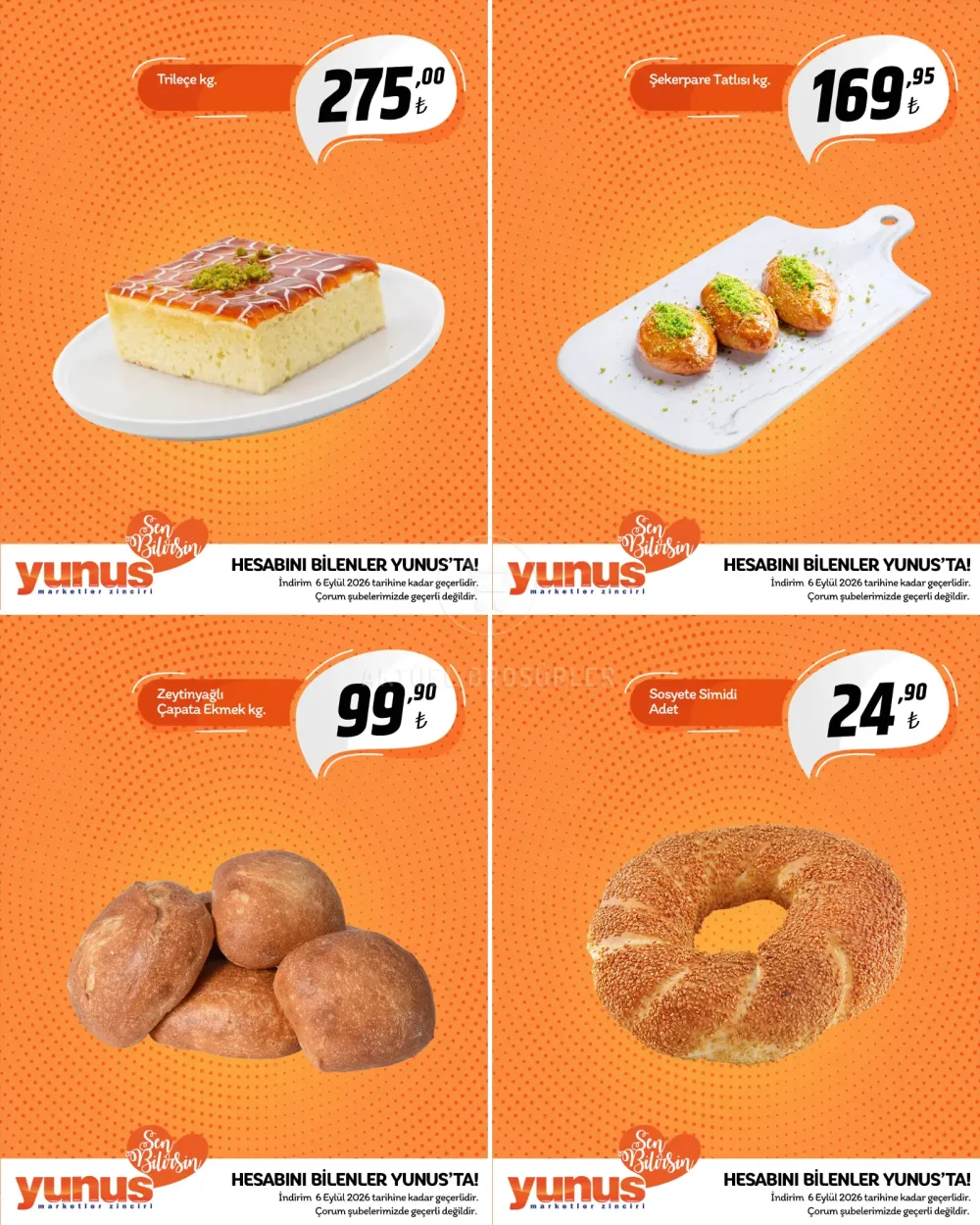 Yunus Market Unlu Mamüller Ürünleri